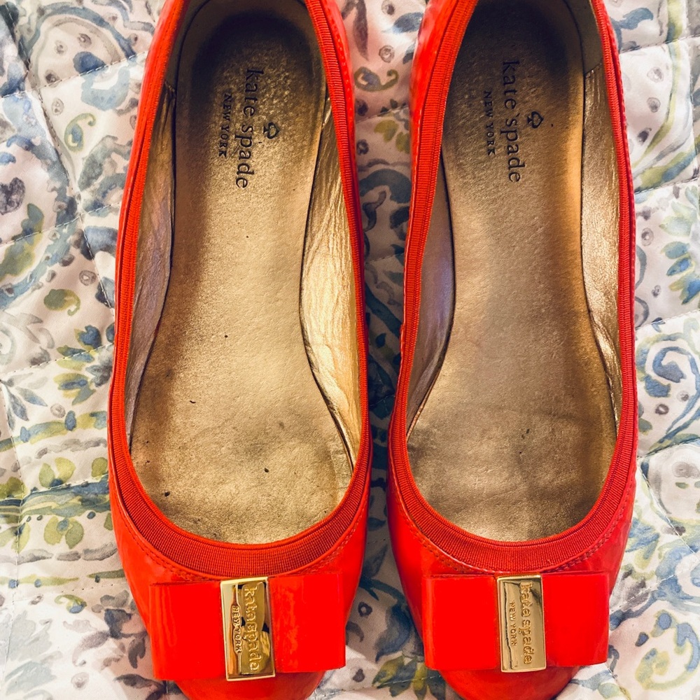 ♠️ KATE SPADE ♠️ Sz. 9 Flats Red